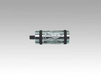 Flamed Schaltraste, Aluminium verchromt 