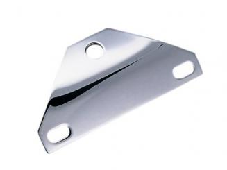 Verchromter Halter für Einzelscheinwerfer, großer Lochabstand 