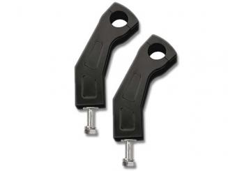 Pullback Riser, mit Teilegutachten Alu schwarz-pulverbeschichtet | Höhe 12cm