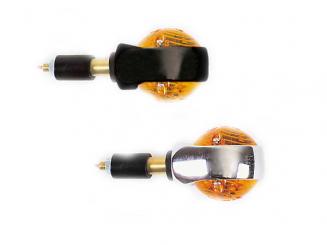 Lenkerendenblinker OCHSENAUGE, E-geprüft verchromt