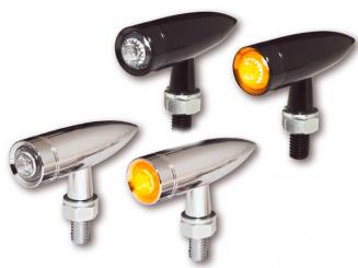 LED-Blinker MONO BULLET, E-geprüft schwarz
