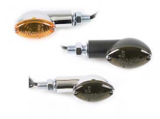 Blinker CAT EYE, E-geprüft schwarz, getöntes Glas, langer Stiel