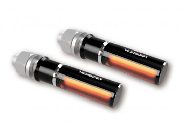 LED-Blinker CONERO im Alu-Gehäuse schwarz, E-geprüft 