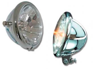 Scheinwerfer Bates-Style 5 3/4 Zoll, Klarglas, E-geprüft 