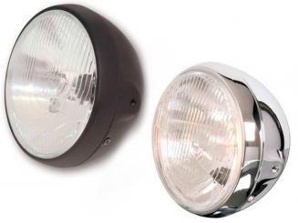 Scheinwerfer 7 Zoll BRITISH-STYLE, E-geprüft 
