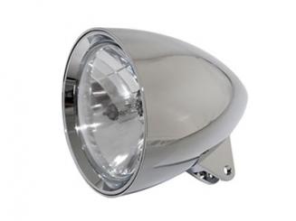 Scheinwerfer CLASSIC ,I 5 3/4 Zoll, E-geprüft verchromt