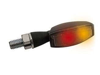 Blinker-Rücklicht Kombination BLAZE, E-geprüft schwarze, getöntes Glas