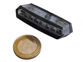 LED Rücklicht MALIBU, E-geprüft getöntes Glas