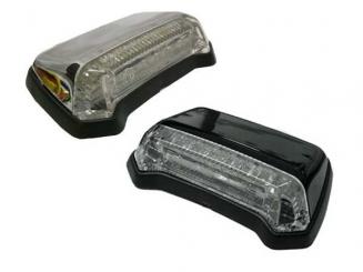 LED Rücklicht FENDER, E-geprüft verchromtes Gehäuse