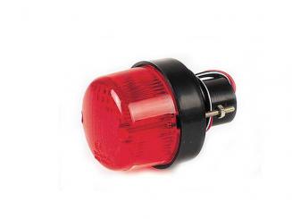 Rücklicht Round, E-geprüft 