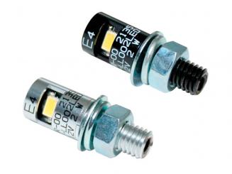 LED-Nummernschildbeleuchtung ROUND, E-geprüft schwarz