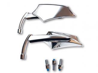 Spiegel SHIELD, ABS Gehäuse verchromt 