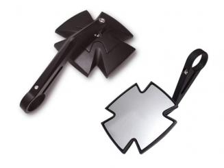 Lenkerenden-Spiegel IRON-CROSS, E-geprüft 