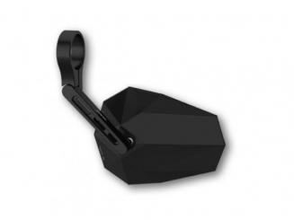 HIGHSIDER Lenkerendenspiegel STEALTH -X5, kurz, schwarz, E-geprüft 