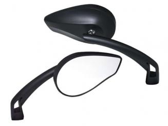 Spiegel PHOENIX 2, E-geprüft schwarz-eloxiert