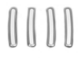 Rahmen-Cover verchromt für Yamaha XVS 650 und XVS 1100 Drag Star Modelle 