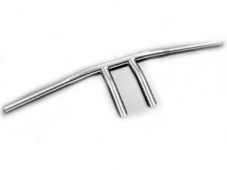 HIGHWAY HAWK Lenker FAT WISHBONE verchromt für Kawasaki VN Modelle und Suzuki  VZ 1600 mit Teilegutachten 