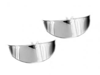 Lampenschirm im Smooth-Design verchromt, für 4 1/2 Zoll (114mm) Scheinwerfer 