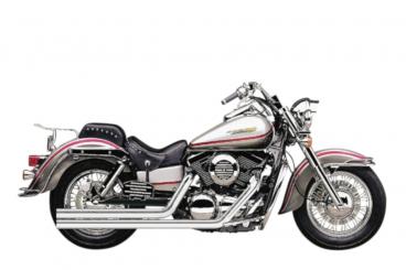 Speedster HOT ROD LONG Auspuffanlage für Kawasaki  VN1600 und Suzuki VZ1600 