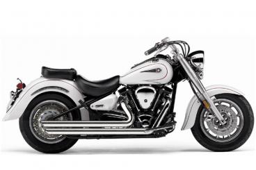 Speedster Slash Down Auspuffanlage für Yamaha XVS 1100 Drag Star 