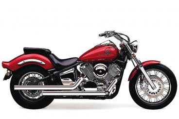 Dragster Straight Cut Auspuffanlage für Yamaha XVS Drag Star 