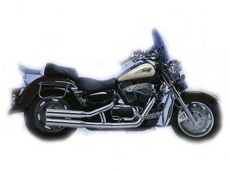 FALCON Double Groove für Suzuki VL 1500 Intruder LC, E-geprüft 