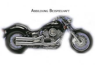 FALCON Double Groove für Yamaha XVS 650 Drag Star Modelle, E-geprüft 