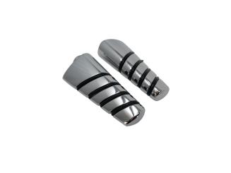 Fußrasten für Schalthebel und Bremshebel TECH GLIDE, verchromt 