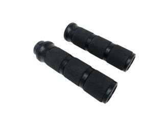 Griffe SPEED schwarz 1 Zoll / 25,4mm, mit Gaszugaufnahme und abnehmbarer Endkappe 