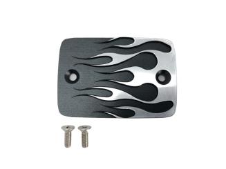 Bremszylinder-Deckel FLAME für Kawasaki VN Modelle und Suzuki VZ 1600 