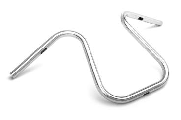 HIGHWAY HAWK Lenker ANFORA 40 verchromt, 1 Zoll, mit Teilegutachten 