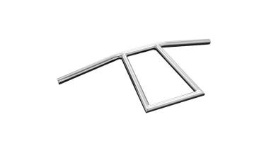 HIGHWAY HAWK Lenker OLD SKOOL verchromt, 1 Zoll, mit Teilegutachten 