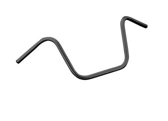 HIGHWAY HAWK Lenker STREET MEDIUM schwarz-matt, 1  Zoll mit H-D Kerbe, mit Teilegutachten 