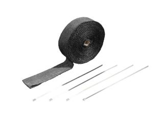 Hitzeschutzband WRAP BLACK für Krümmer, 10m Rolle 