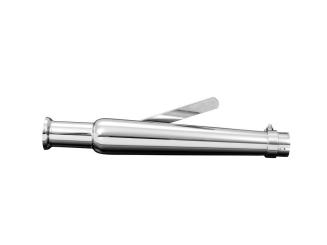 Slip-On Auspuff TRUMPET verchromt, 47 cm lang 