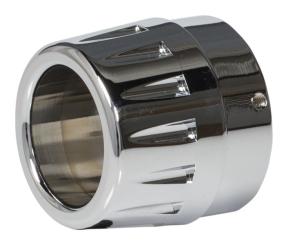 Endstück für Slip-On Auspuff RAGE, verchromt 