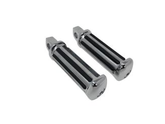 Fahrer-Fußrasten NEW STYLE verchromt, Universal  