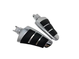 Fahrer-Fußrasten SMOOTH für Honda VT, CMX, VF und VTX Modelle 