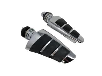 Sozius-Fußrasten SMOOTH für Suzuki VZ 1600 Maurauder und Kawasaki VN Modelle 