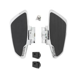 Sozius-Trittbretter SMOOTH verchromt für Yamaha XVS 950 und 1300 Midnight Star mit ABE 