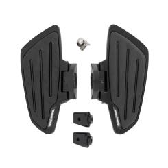 Sozius-Trittbretter NEW TECH GLIDE BLACK für Honda VT, Kawasaki VN und Suzuki VZ mit ABE 