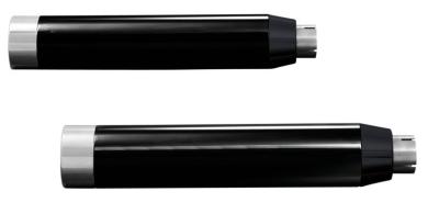 Slip-On Auspuff STRAIGHT CUT schwarz für Indian Scout 2020 mit EGBE 