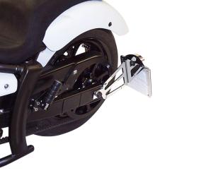 Kennzeichenhalter seitlich für Yamaha XVS 1300 Custom mit Teilegutachten 