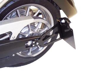 Kennzeichenhalter seitlich für Yamaha XV 1900 Midnight Star mit Teilegutachten 