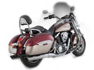 Vance + Hines Twin Slash Round Slip Ons für Kawasaki VN 1700 Vulcan 
