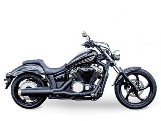 Slip On Auspuffanlage Desperado K Tapered für Yamaha XVS 1300 Custom, E-geprüft 