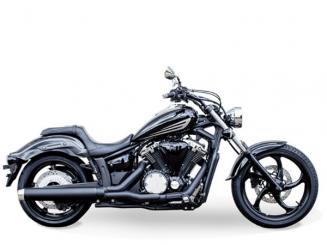 Slip On Auspuffanlage Desperado L, Tapered für Yamaha XVS 1300 Custom, E-geprüft 