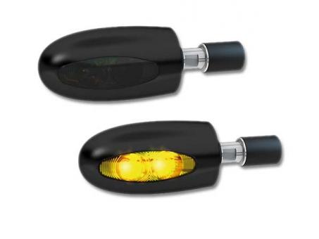 Lenkerenden-Blinker BL 1000  DARK LED , E-geprüft 