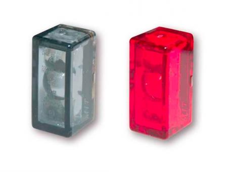 LED Rücklicht CUBE-V, E-geprüft getöntes Glas
