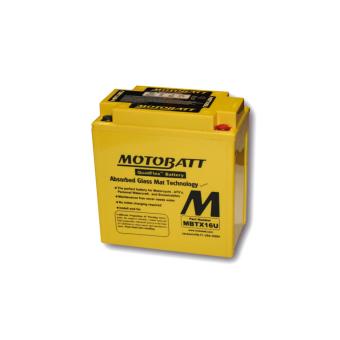 MOTOBATT Batterie für Suzuki VS 1400, MBTX16U, 4-polig 